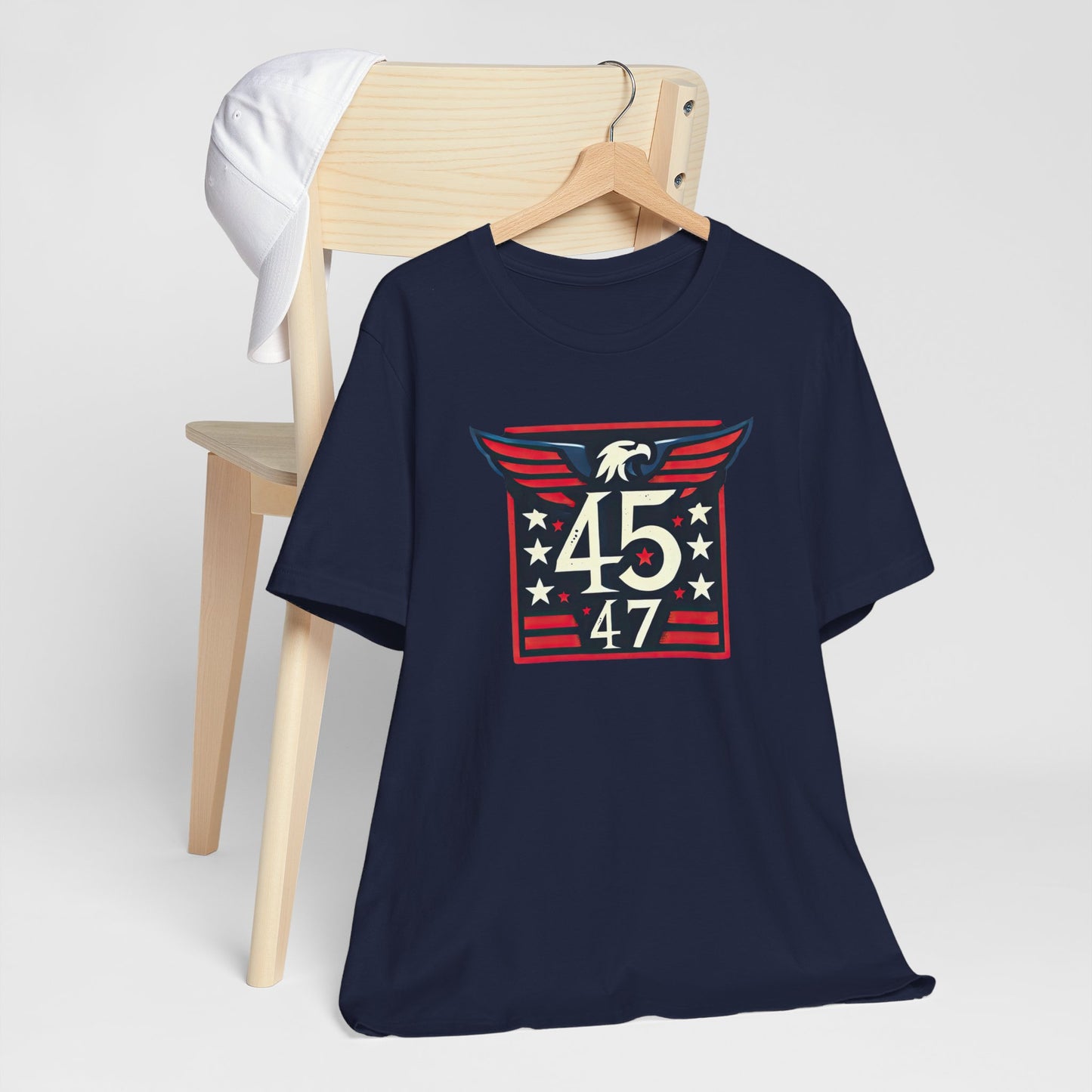 Patriotic Eagle Tee - Honoring the 45th and Future 47th President