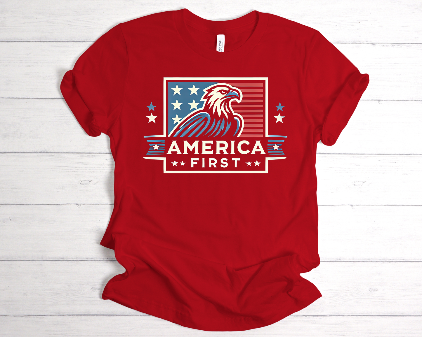 Patriotic Pride: America First Eagle T-Shirt