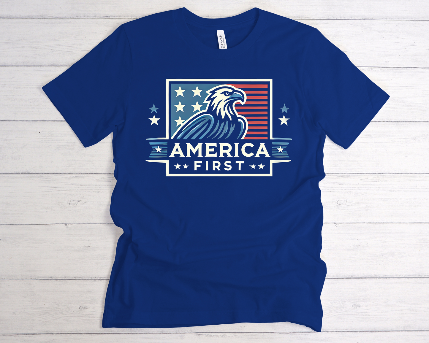 Patriotic Pride: America First Eagle T-Shirt